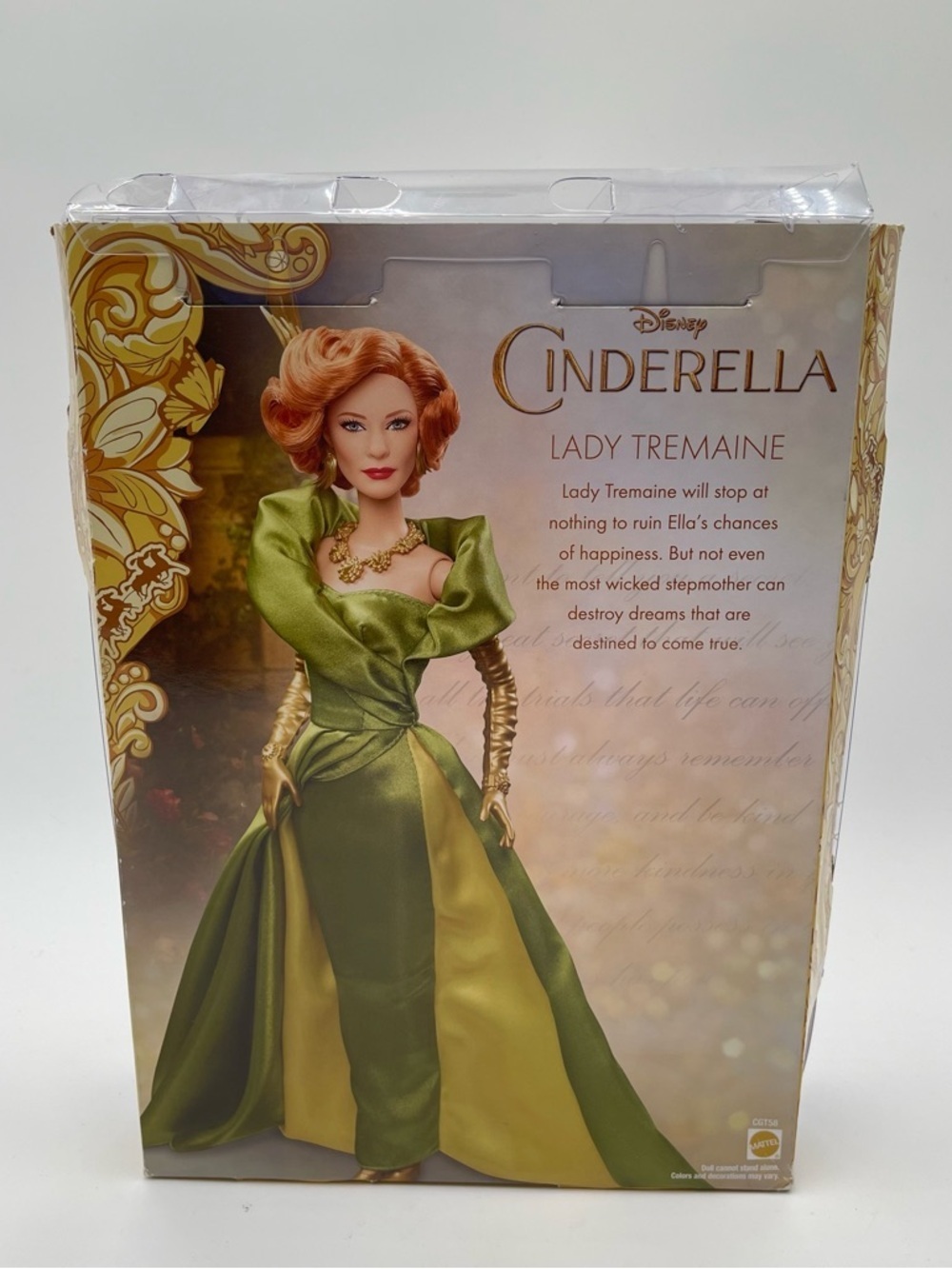 2014 Disney Mattel Cinderella Live Action Movie Lady Tremaine Barbie Doll NRFB - Picture 3 of 7